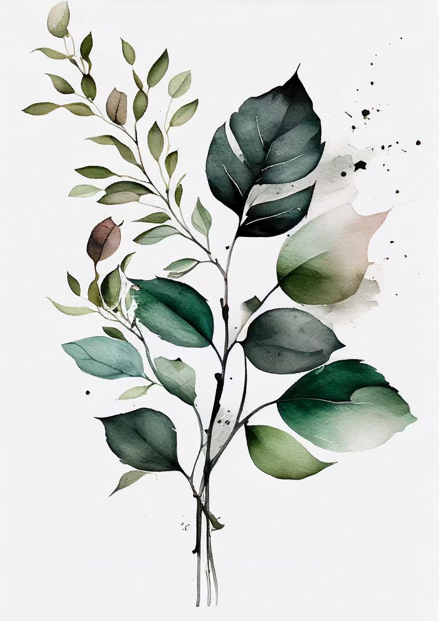 Flowers, Floral Minimalist Boho Floral