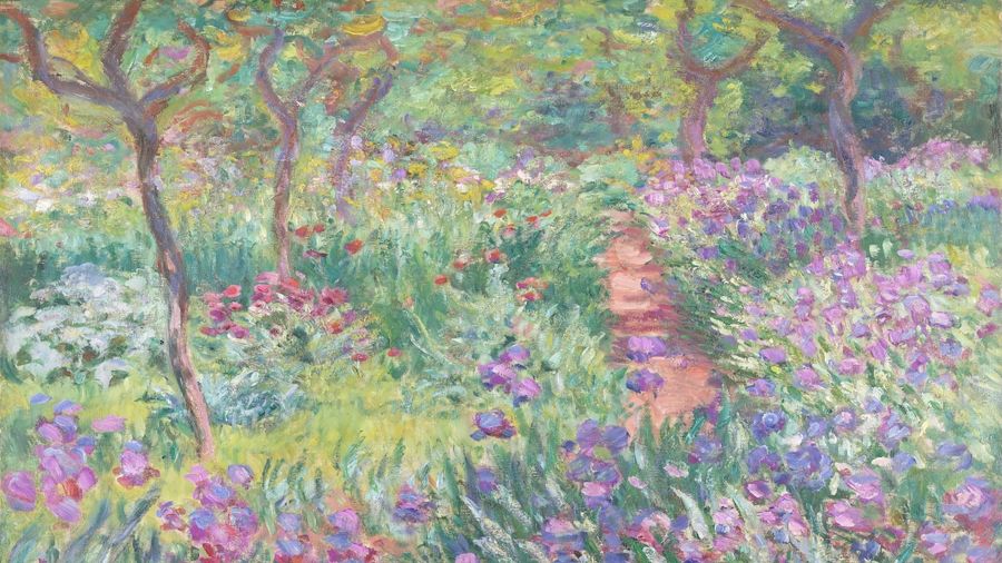 Claude Monet, Garden with Irises