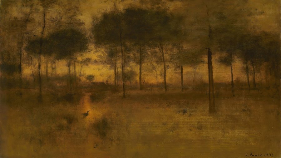 George Inness, The Home of the Heron