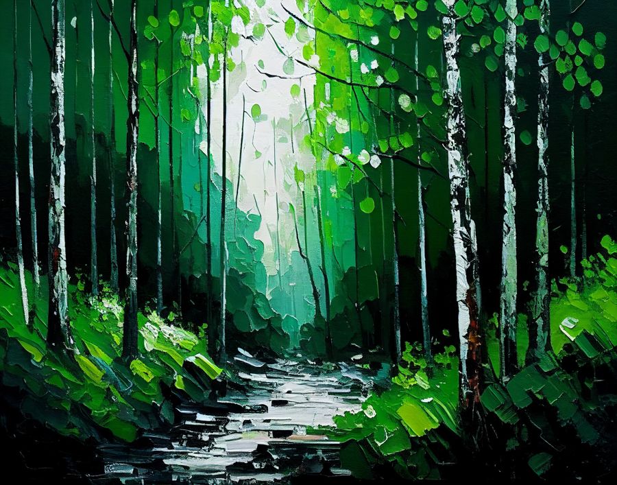 Forests, Green Forest Trees Textured Forest