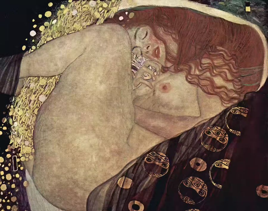 Gustav Klimt, Gustav Klimt Danae Ancient Greek