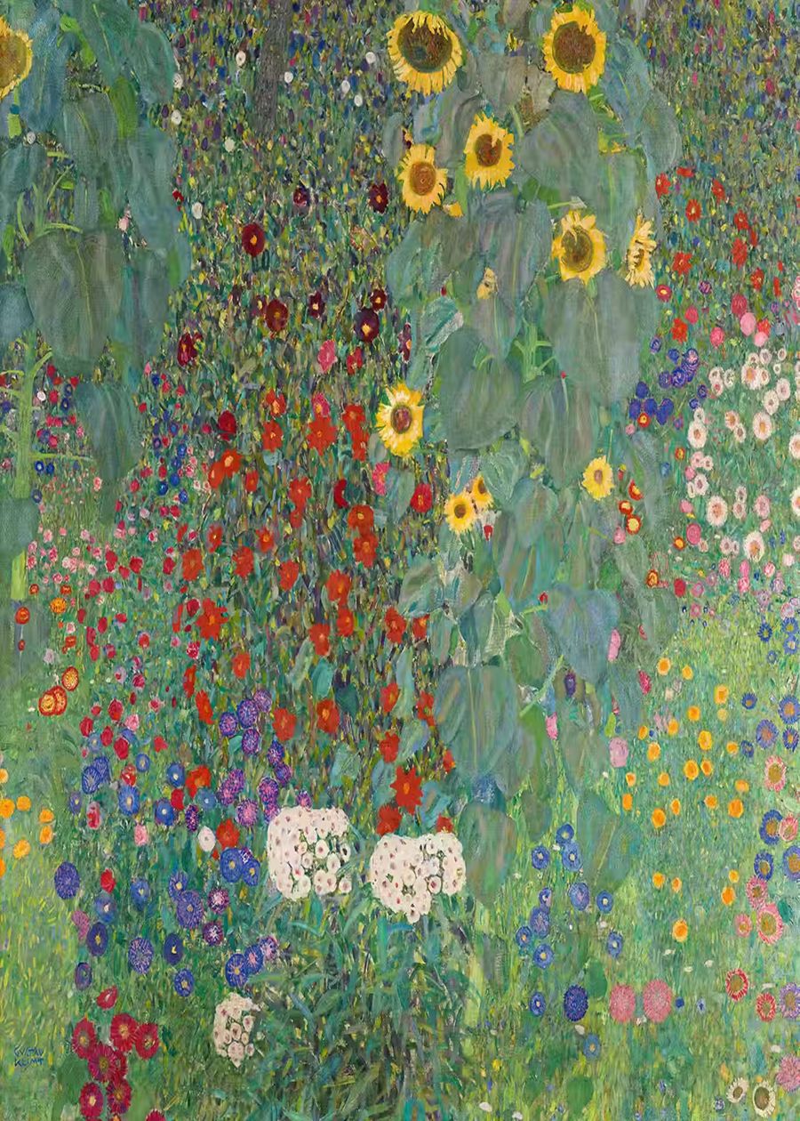 Gustav Klimt, Gustav Klimt Flower Garden