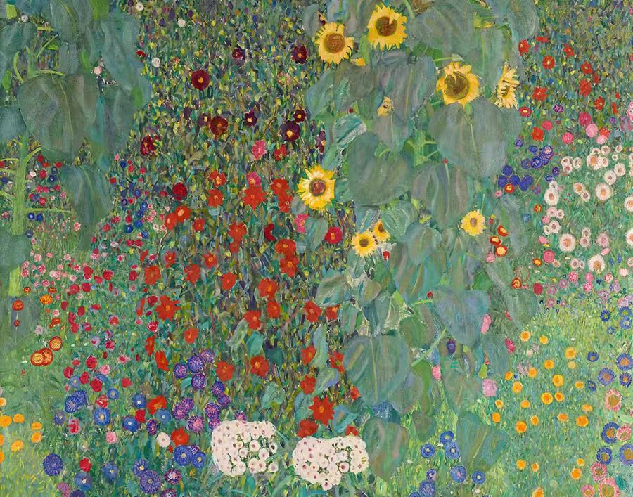 Gustav Klimt, Gustav Klimt Flower Garden