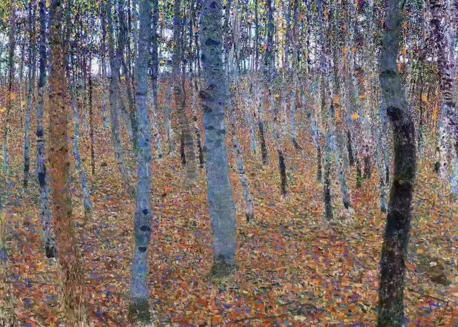 Gustav Klimt, Gustav Klimt Forest Trees