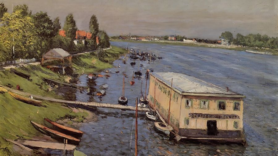 Gustave Caillebotte, Boathouse in Argenteuil