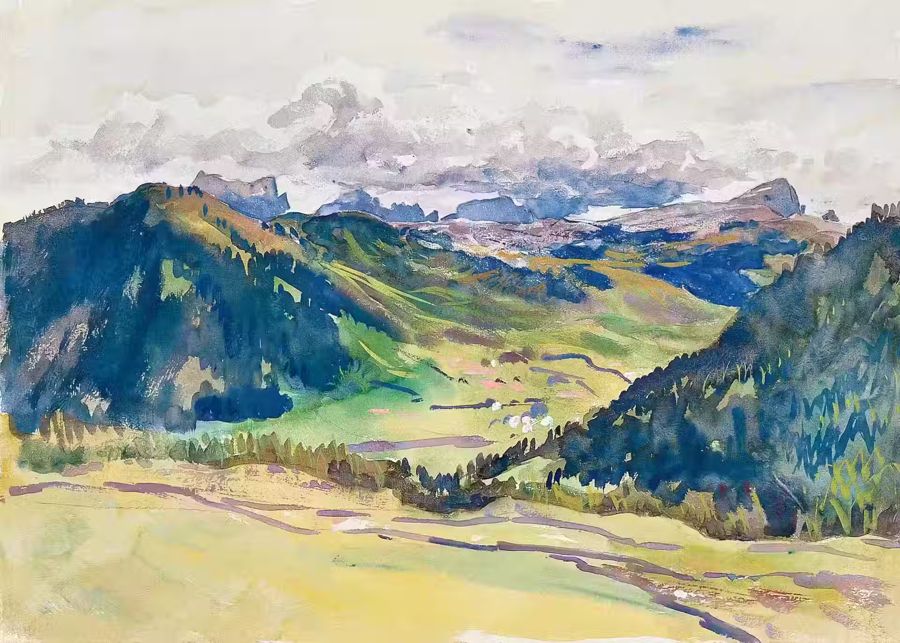 John Singer Sargent, John Singer Sargent Mountain Landscape