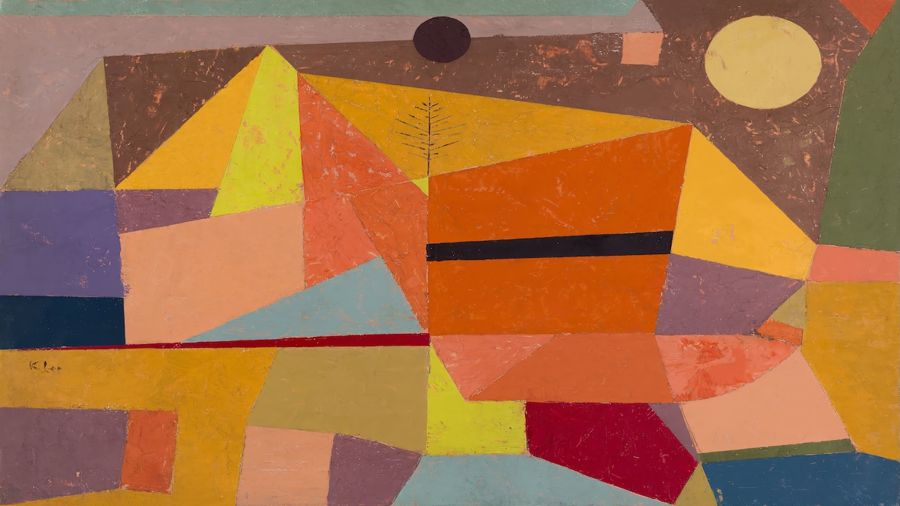 Paul Klee, Joyful Mountain Abstract