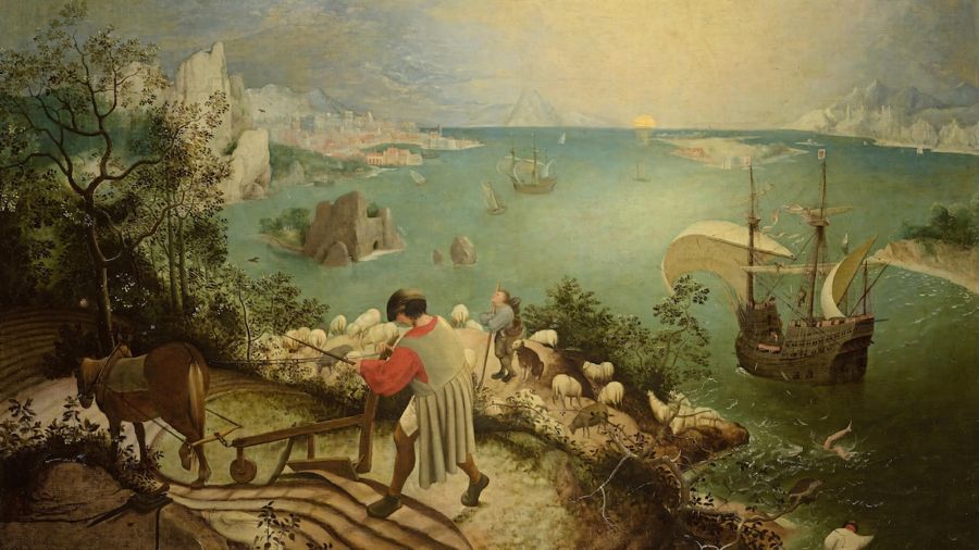 Seasonal, Landscape with the Fall of Icarus