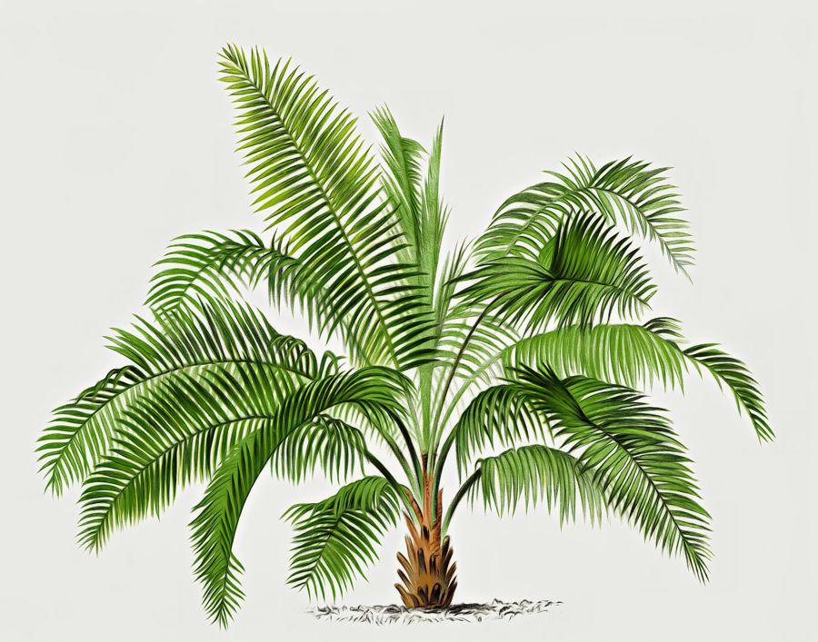 Flowers, Palm Tree Botanical Tropical Palm