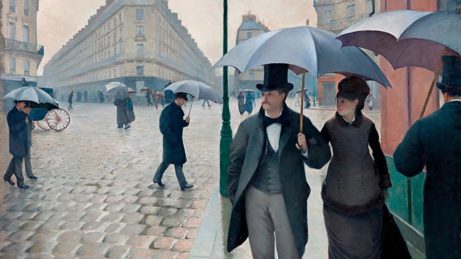 Gustave Caillebotte, Paris Street, Rainy Day