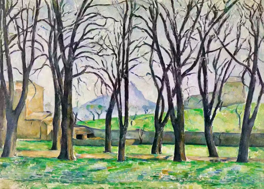 Paul Cezanne, Paul Cézanne Chestnut Trees Landscape
