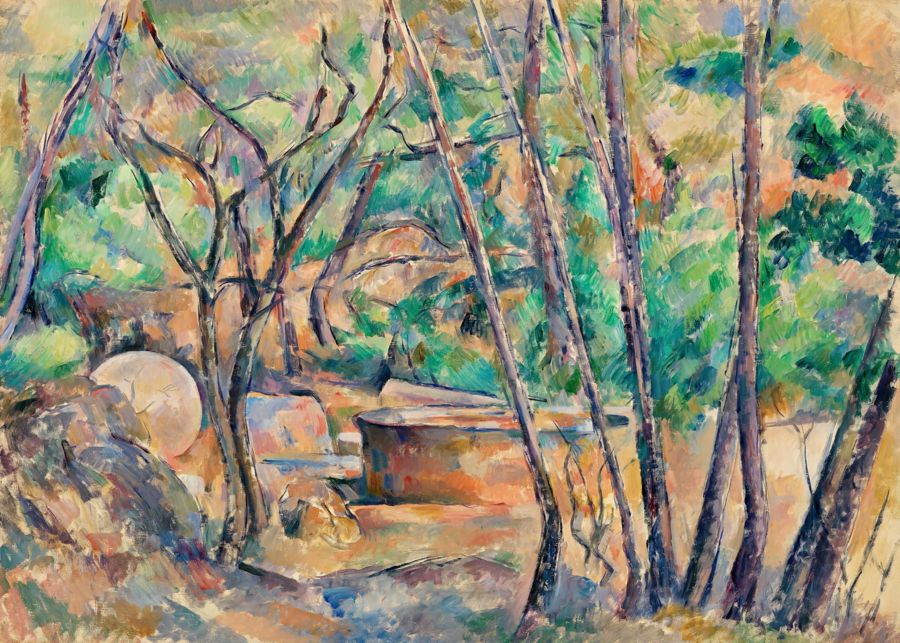 Paul Cezanne, Paul Cézanne Millstone Cistern Trees