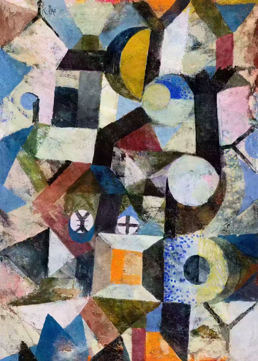 Paul Klee, Paul Klee Abstract Composition Yellow