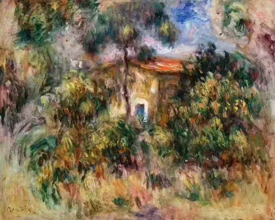 Pierre-Auguste Renoir, Renoir Farmhouse Auguste Landscape