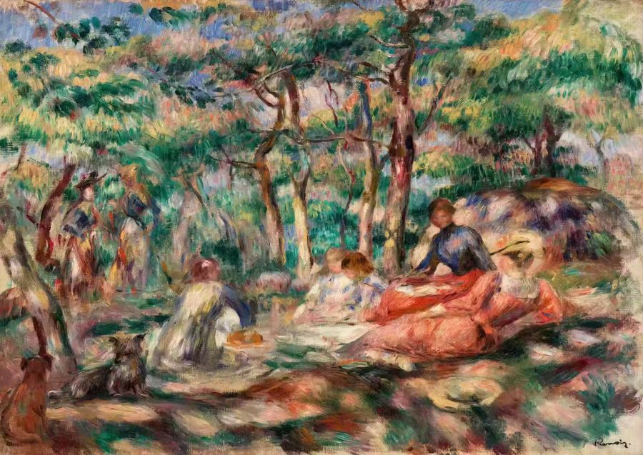 Pierre-Auguste Renoir, Renoir Woman Garden Auguste