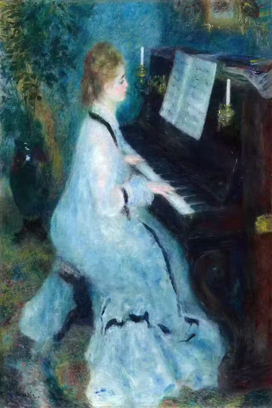 Pierre-Auguste Renoir, Renoir Woman Pianist