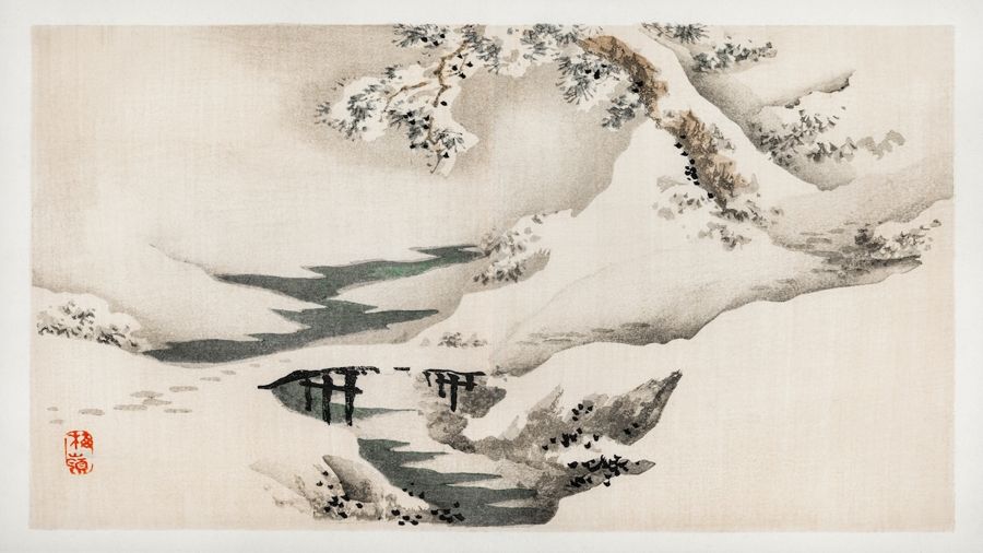 Seasonal, Snow Landscape Japan