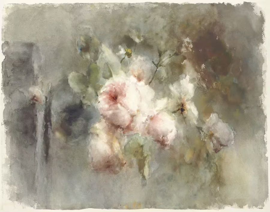 Flowers, Still Life Rose Neutral Colors