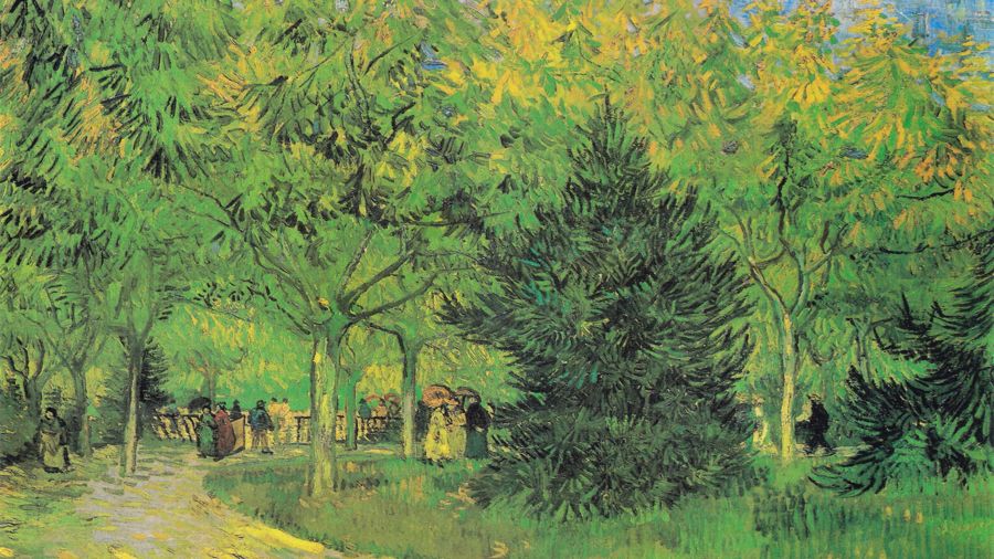 Vincent van Gogh, A Lane in the Public Garden at Arles