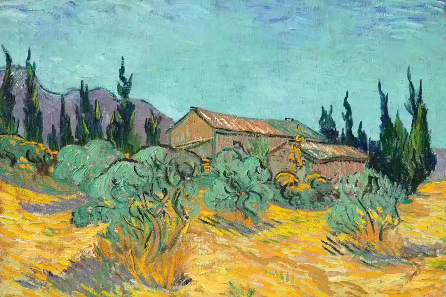 Vincent van Gogh, Vincent van Gogh Cabin Trees