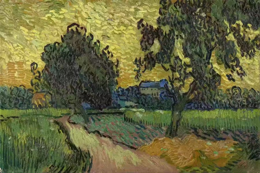 Vincent van Gogh, Vincent van Gogh Landscape Twilight