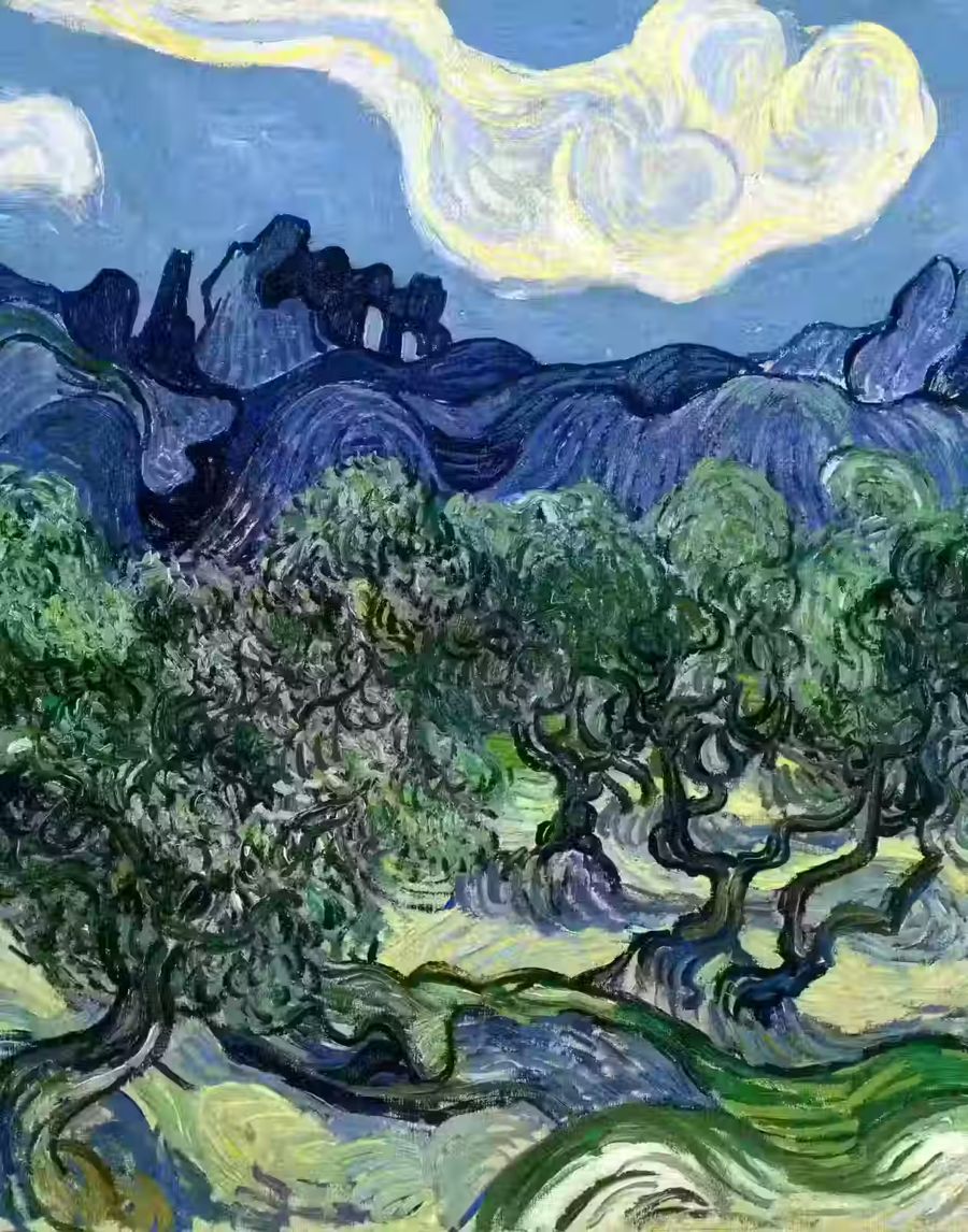 Vincent van Gogh, Vincent van Gogh Olive Trees Alpilles