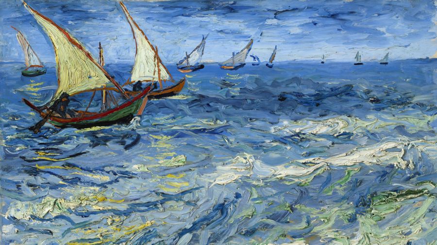 Vincent van Gogh, Seascape near Les Saintes-Maries-de-la-Mer