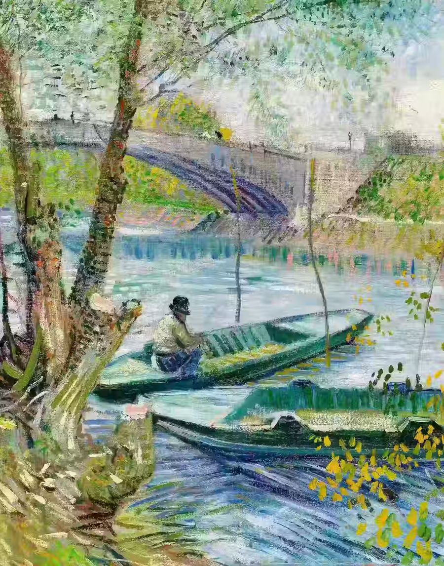 Vincent van Gogh, Vincent van Gogh Seine River Springtime