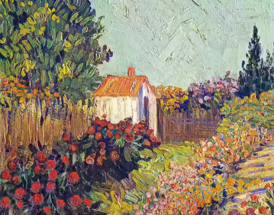 Vincent van Gogh, Vincent van Gogh Spring Landscape
