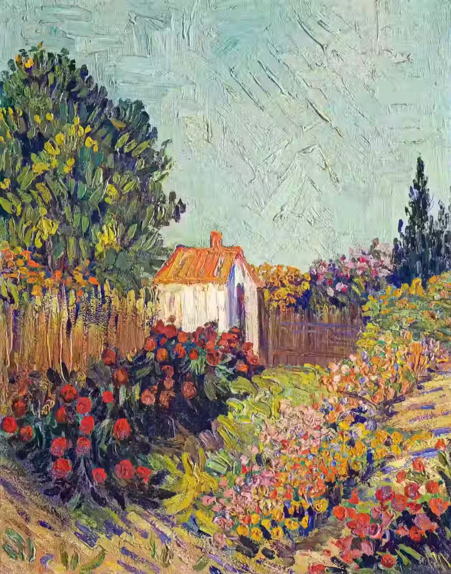 Vincent van Gogh, Vincent van Gogh Spring Landscape