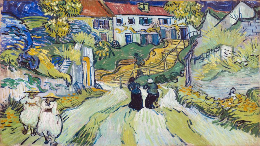 Vincent van Gogh, Stairway at Auvers