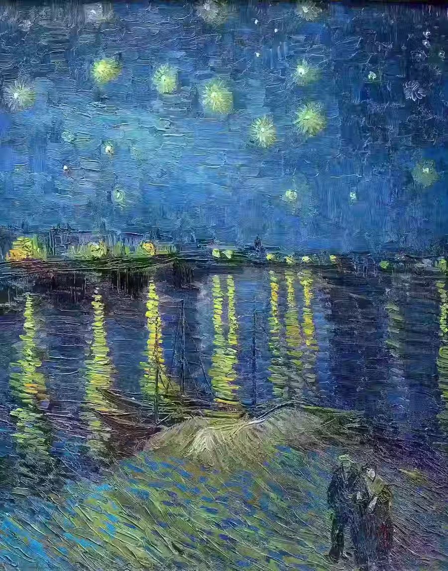 Vincent van Gogh, Vincent van Gogh Starry Night Rhone