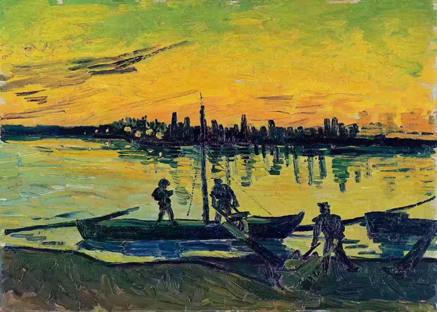 Vincent van Gogh, Vincent van Gogh Stevedores Arles