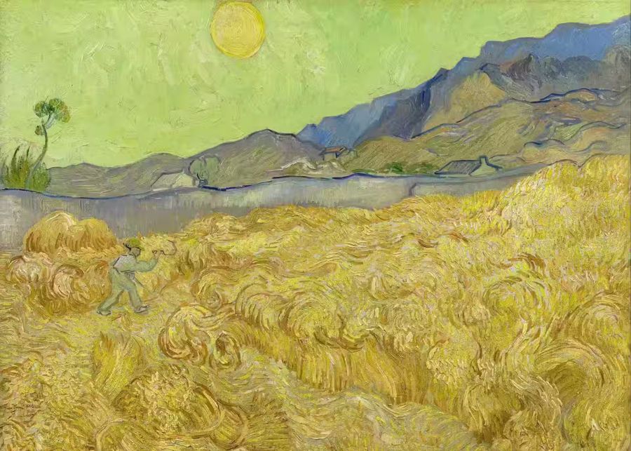 Vincent van Gogh, Vincent van Gogh Wheatfield Reaper