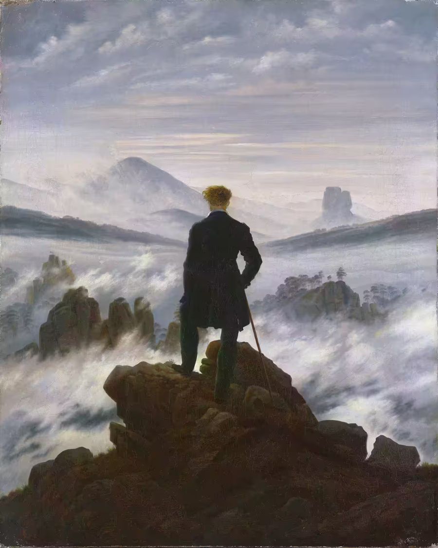 , Wanderer Above Sea Fog Caspar