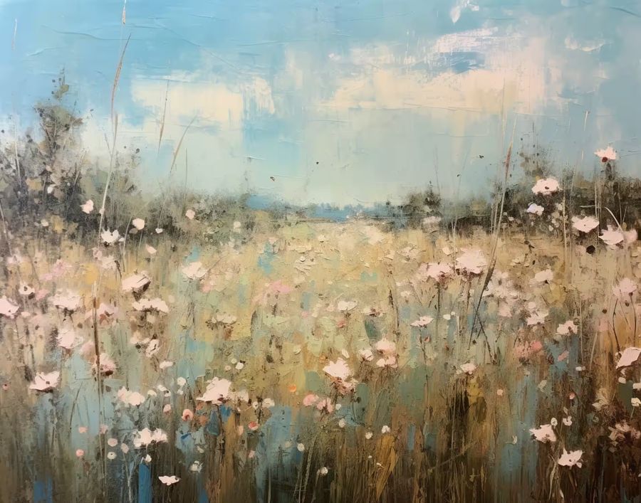 Countryside, Wildflower Field