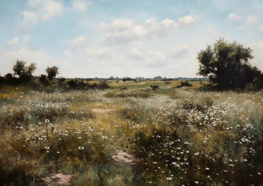 Countryside, Wildflower Field