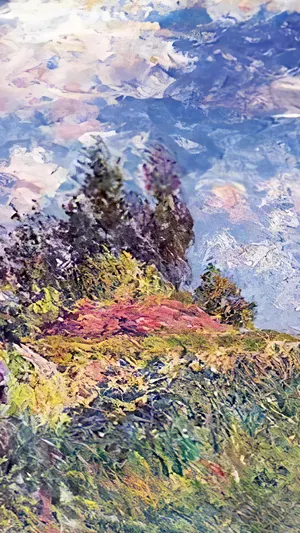 Landscape The Banks of the Loing at Saint Mammes wallpaper
