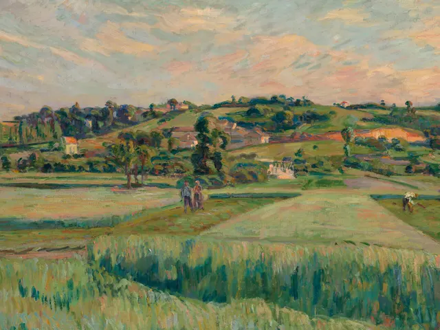 Landscape Ile de France by Armand Guillaumin, horizontal tablet wallpaper