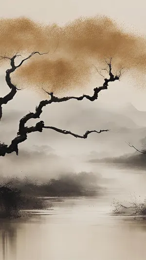 Autumn Wabi Sabi wallpaper