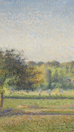 Meadow at Eragny wallpaper