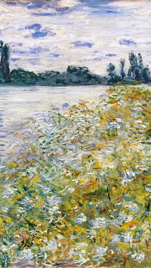 Isle of Flowers on the Seine near Vétheuil wallpaper