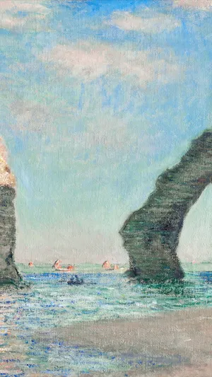 The Cliffs at Etretat wallpaper