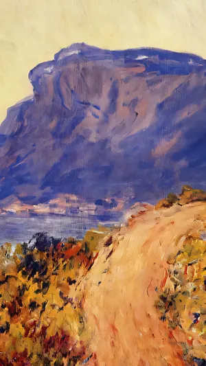 The Corniche near Monaco wallpaper