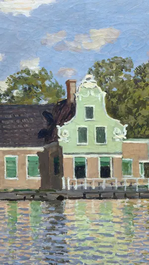 The House on the River Zaan in Zaandam wallpaper