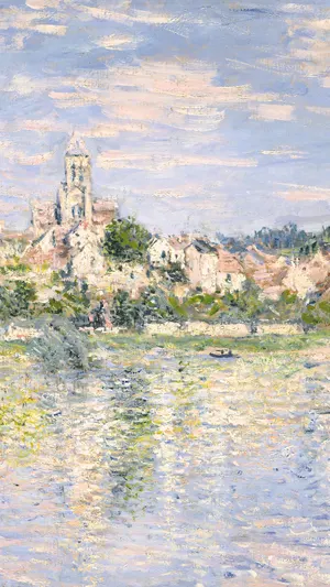 The Seine at Lavacourt wallpaper