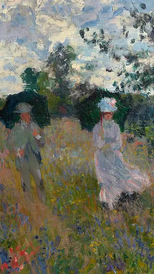 Walk near Argenteuil wallpaper
