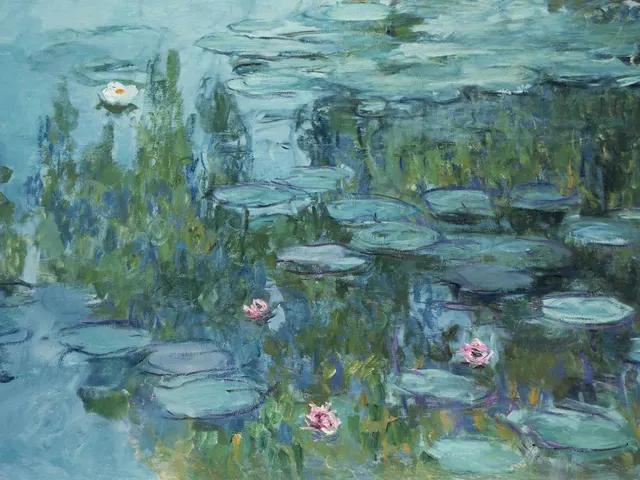 Water Lilies by Claude Monet, horizontal tablet wallpaper