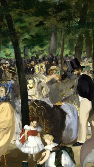 Music In The Tuileries Gardens wallpaper