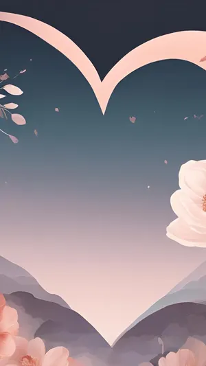 Flowers From The Heart wallpaper